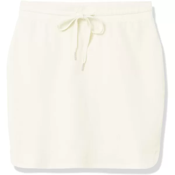 Amazon Essentials Womens Terry Cotton and Modal Drawstring Sweatshirt Skirt Previously Daily RitualCream