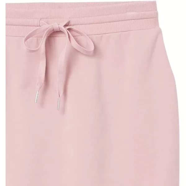 Amazon Essentials Womens Terry Cotton and Modal Drawstring Sweatshirt Skirt Previously Daily RitualDusty Pink