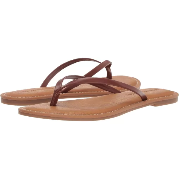 Amazon Essentials Womens Thong SandalBrown