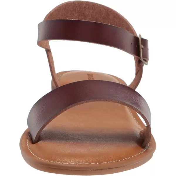 Amazon Essentials Womens Two Strap Buckle SandalBrown