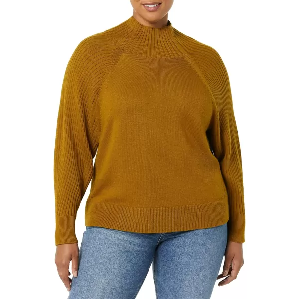 Amazon Essentials Womens Ultra Soft Oversized Cropped Cocoon Sweater Available in Plus Size Previously Daily RitualBrown