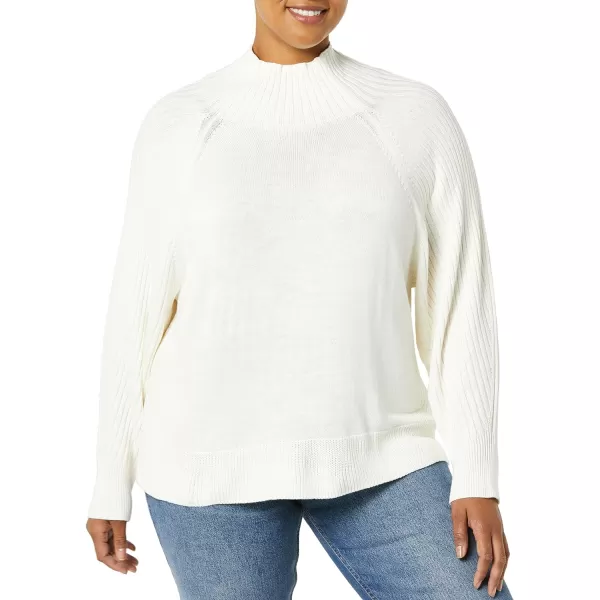 Amazon Essentials Womens Ultra Soft Oversized Cropped Cocoon Sweater Available in Plus Size Previously Daily RitualIvory