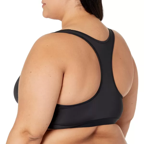 Amazon Essentials Womens Unlined Scoop Neck Bralette Pack of 2BlackSoft Petal