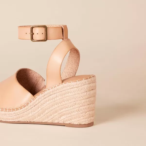 Amazon Essentials Womens Wedge Espadrille SandalBlush