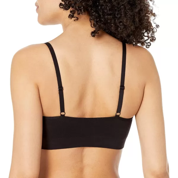 Amazon Essentials Womens Wirefree Bra Pack of 2BlackEcru