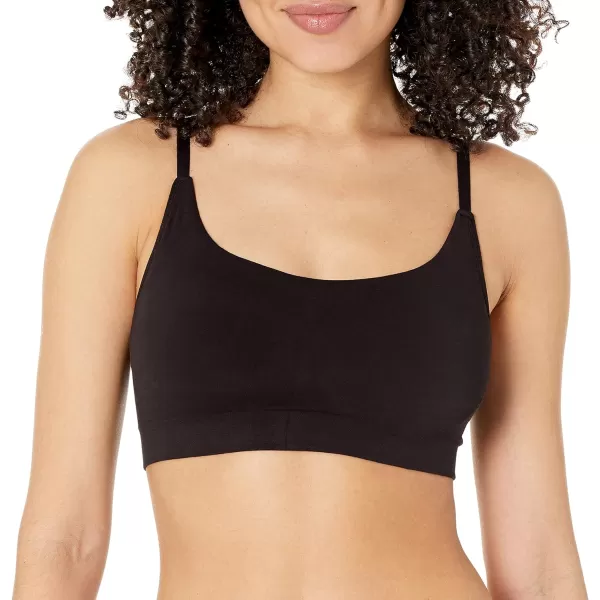 Amazon Essentials Womens Wirefree Bra Pack of 2BlackEcru