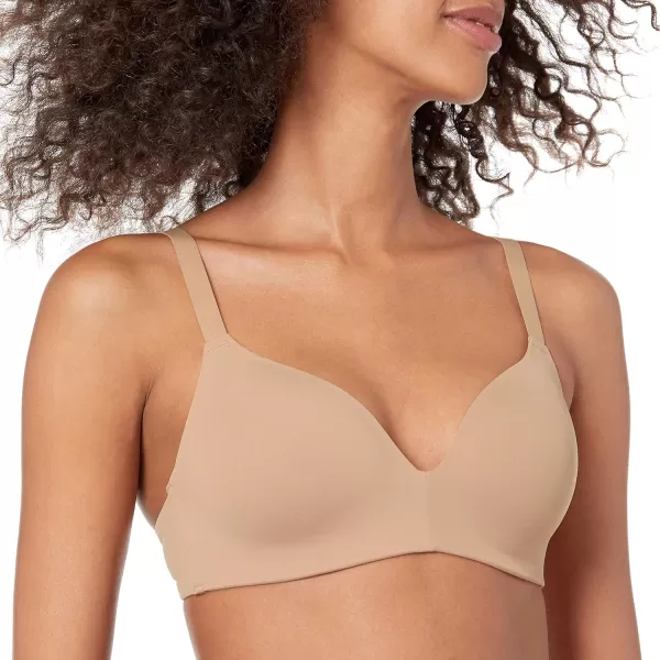 Amazon Essentials Womens Wireless BraLight Brown