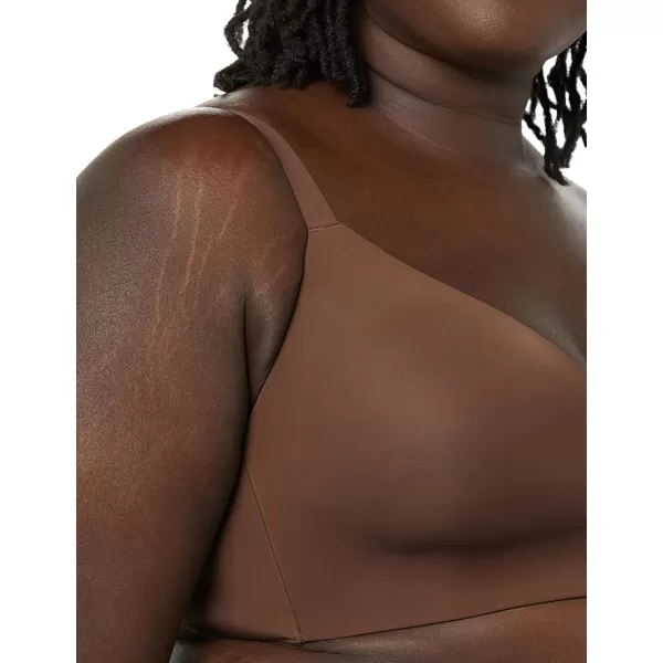 Amazon Essentials Womens Wireless Lightly Lined Bra Pack of 2BlackRich Hazel