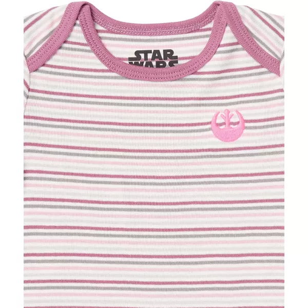 Amazon Essentials babygirls ShortSleeve BodysuitsStar Wars Tiny Rebel