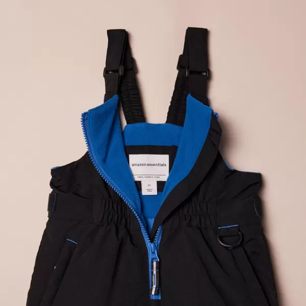 Amazon Essentials boys WaterResistant Snow BibBlack