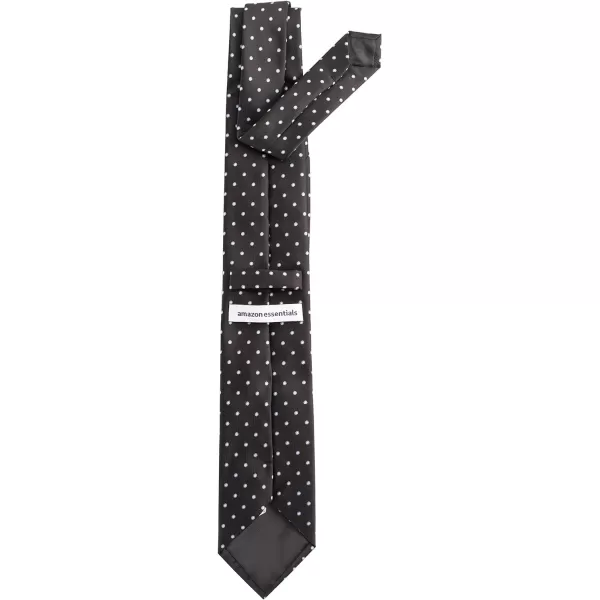 Amazon Essentials mens Dots NecktieBlack