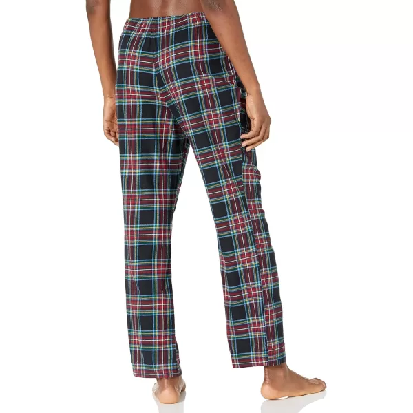 Amazon Essentials womens Flannel Sleep Pant Available in Plus SizeBlack Plaid