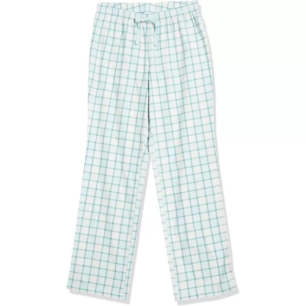 Amazon Essentials womens Flannel Sleep Pant Available in Plus SizeLight Blue Plaid