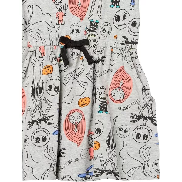 Spotted Zebra Disney  Marvel  Star Wars  Frozen  Princess GirlsKnit ShortSleeve CinchWaist Dresses Pack of 2Nightmare Tie Dye
