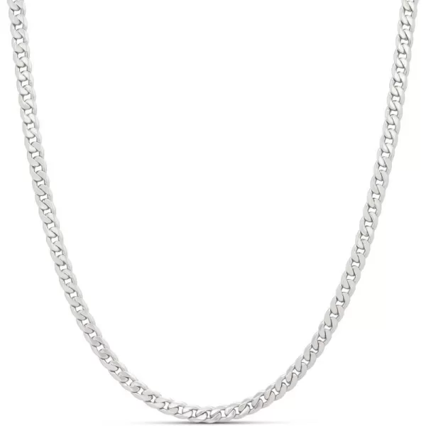 Amazon Essentials 14K Gold Plated Curb ChainSilver 20 5 mm