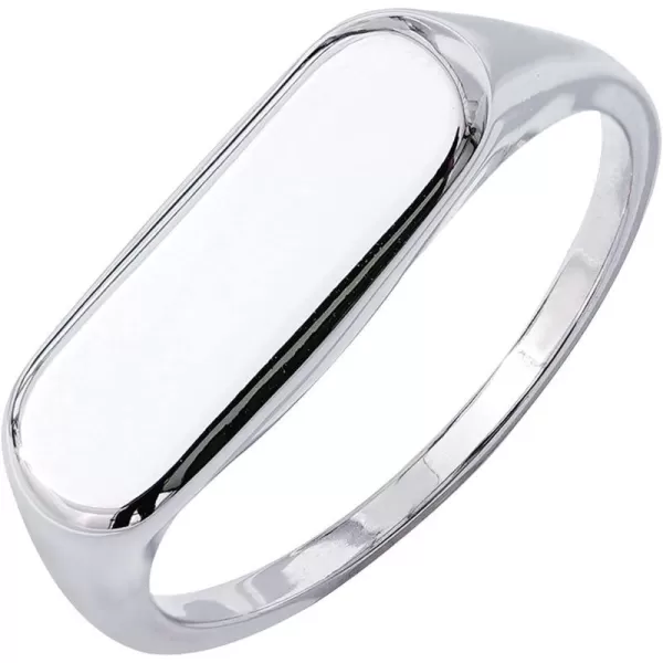 Silver 10 Oval