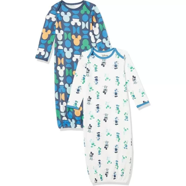 Amazon Essentials Boys Disney  Marvel  Star Wars Sleeper Gowns2 Mickey Oh Boy