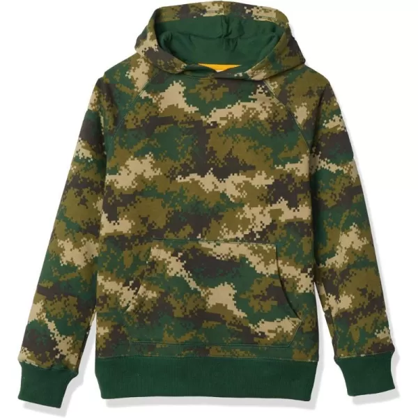 Amazon Essentials Boys and Toddlers Fleece Pullover Hoodie SweatshirtsOlive Camo