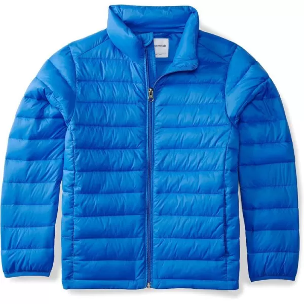 Amazon Essentials Boys and Toddlers Lightweight WaterResistant Packable Puffer JacketBlue