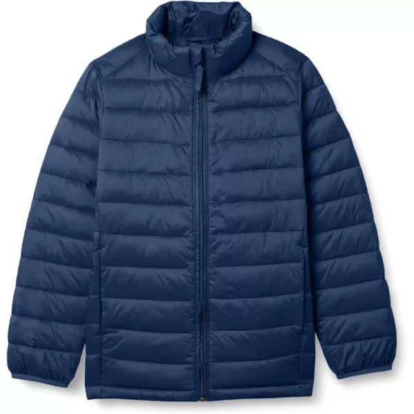 Amazon Essentials Boys and Toddlers Lightweight WaterResistant Packable Puffer JacketNavy