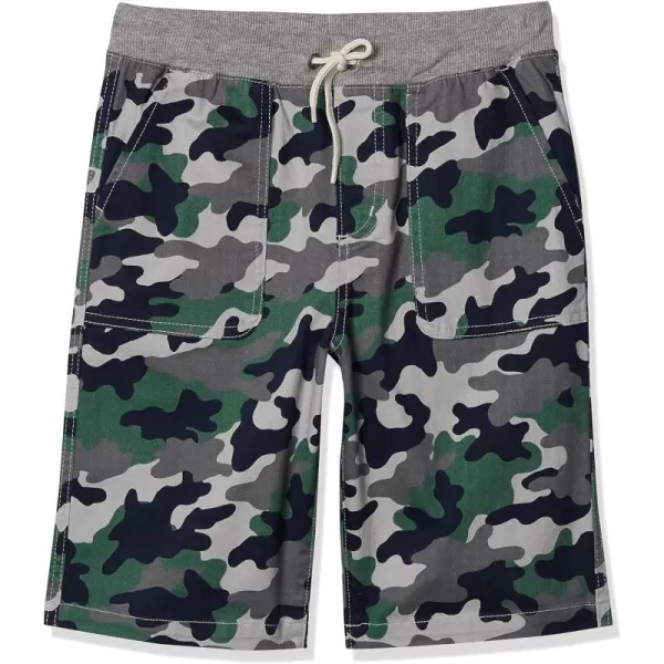 Amazon Essentials Boys and Toddlers Pullon Shorts Previously Spotted Zebra Multipacks1 Grey Camo