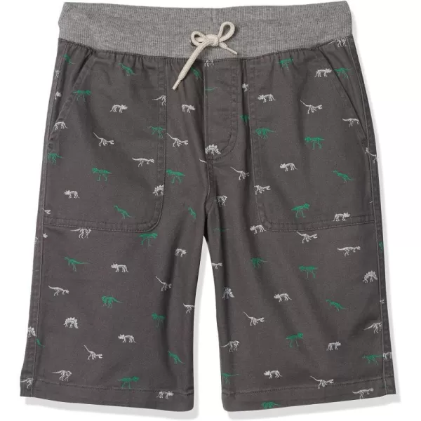 Amazon Essentials Boys and Toddlers Pullon Shorts Previously Spotted Zebra Multipacks1 Grey Dinosaur