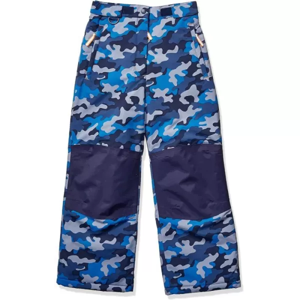 Amazon Essentials Boys and Toddlers WaterResistant Snow PantsBlue Camo