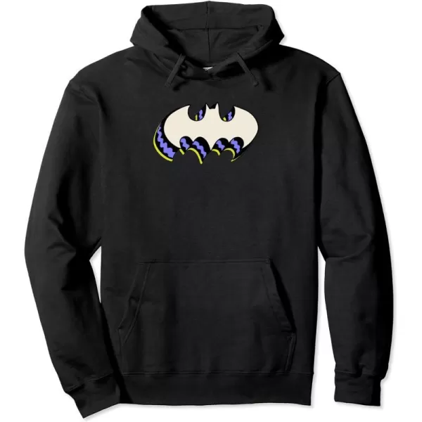 Amazon Essentials DC Comics Batman 3D Bat Logo Pullover HoodieBlack