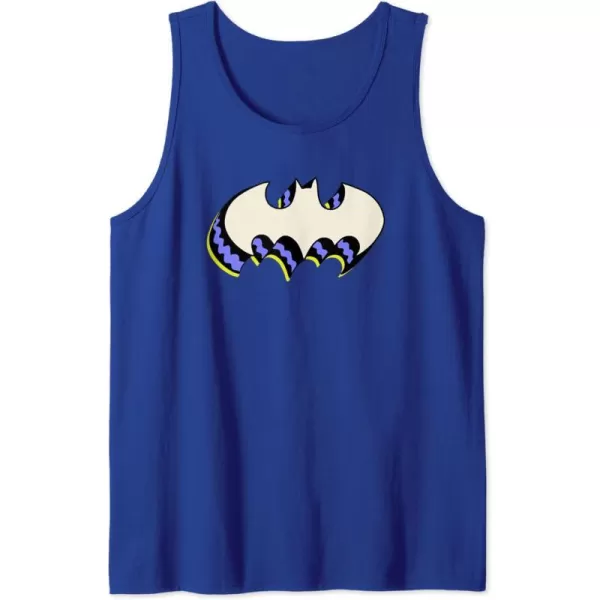 Amazon Essentials DC Comics Batman 3D Bat Logo Tank TopRoyal Blue