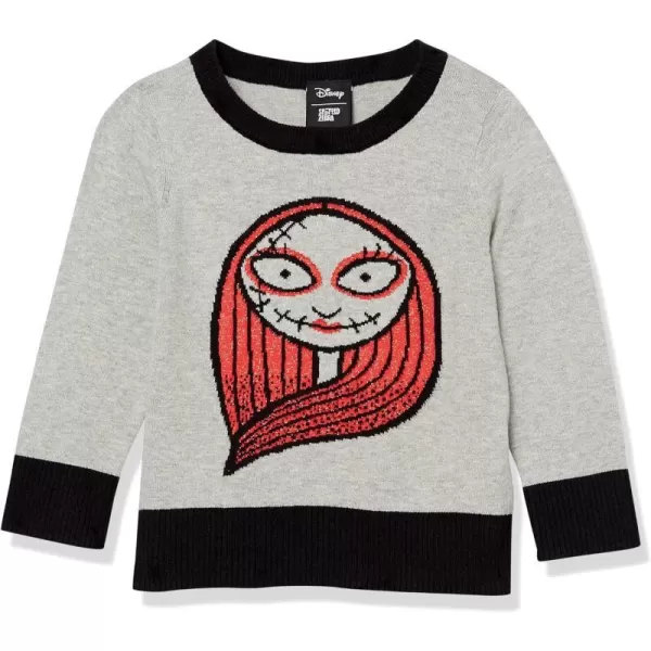 Amazon Essentials Disney  Marvel  Star Wars  Frozen  Princess Girls and Toddlers Pullover Crew SweatersNightmare Sally