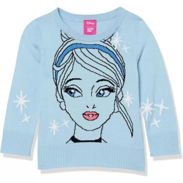 Amazon Essentials Disney  Marvel  Star Wars  Frozen  Princess Girls and Toddlers Pullover Crew SweatersPrincess Cinderella