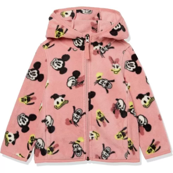 Amazon Essentials Disney  Marvel  Star Wars  Princess Girls and Toddlers Polar Fleece FullZip Hoodie JacketsMinnie and Friends