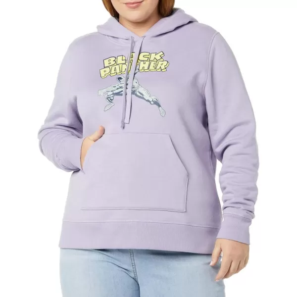 Amazon Essentials Disney  Marvel  Star Wars  Princess Womens Fleece Pullover Hoodie Sweatshirts Available in Plus SizeMarvel Black Panther