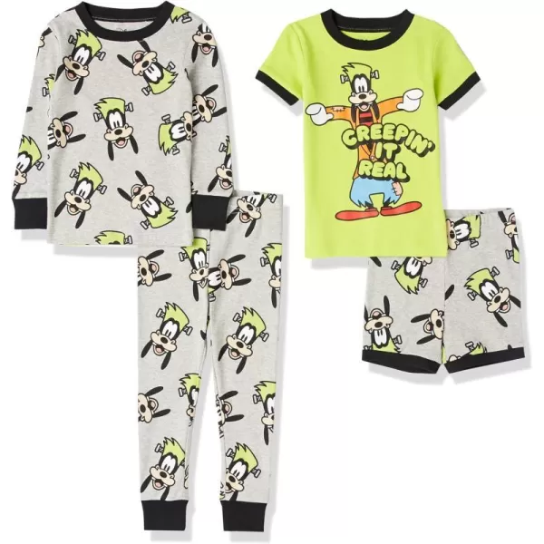 Amazon Essentials Disney  Marvel  Star Wars Babies Toddlers and Boys Pajama Set Previously Spotted Zebra Multipacks2 Goofy and Friends