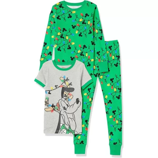 Amazon Essentials Disney  Marvel  Star Wars Babies Toddlers and Boys Pajama Set Previously Spotted Zebra Multipacks2 Mickey Holiday