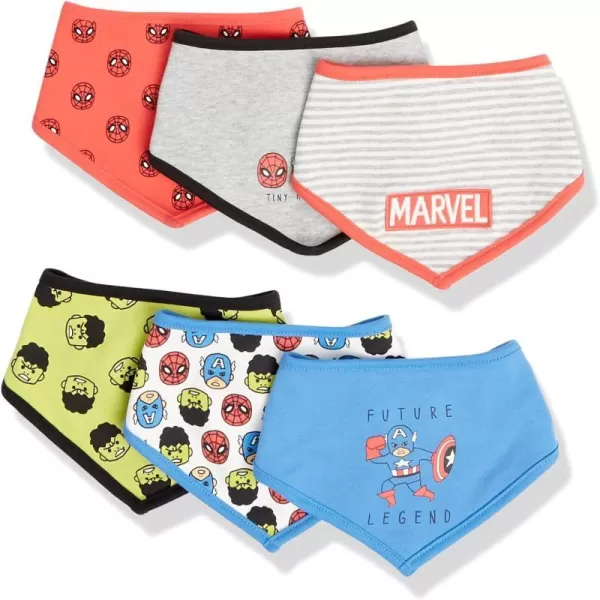 Amazon Essentials Disney  Marvel  Star Wars Baby Boys Bibs MultipacksMarvel Friends