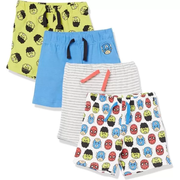 Amazon Essentials Disney  Marvel  Star Wars Baby Boys Shorts Multipacks4 Marvel Friends