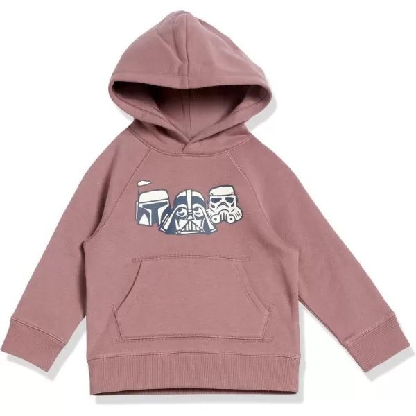 Amazon Essentials Disney  Marvel  Star Wars Boys and Toddlers Fleece Pullover Sweatshirt HoodiesStar Wars Vader Friends