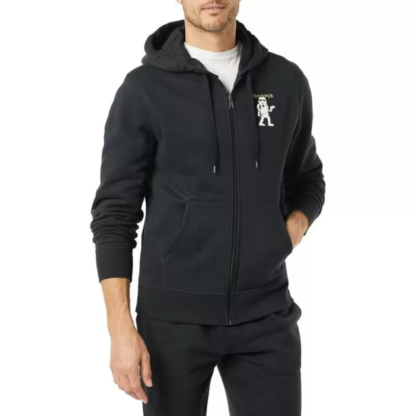 Amazon Essentials Disney  Marvel  Star Wars Mens Fleece FullZip Hoodie Sweatshirts Available in Big amp TallStar Wars Stormtrooper