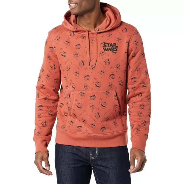 Amazon Essentials Disney  Marvel  Star Wars Mens Fleece Pullover Hoodie Sweatshirts Available in Big amp TallStar Wars Icons