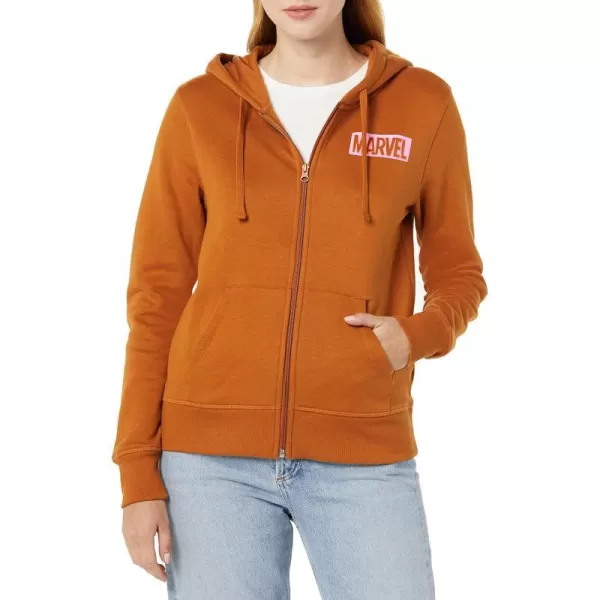 Amazon Essentials Disney  Marvel  Star Wars Womens Fleece FullZip Hoodie Sweatshirts Available in Plus SizeMarvel Logo