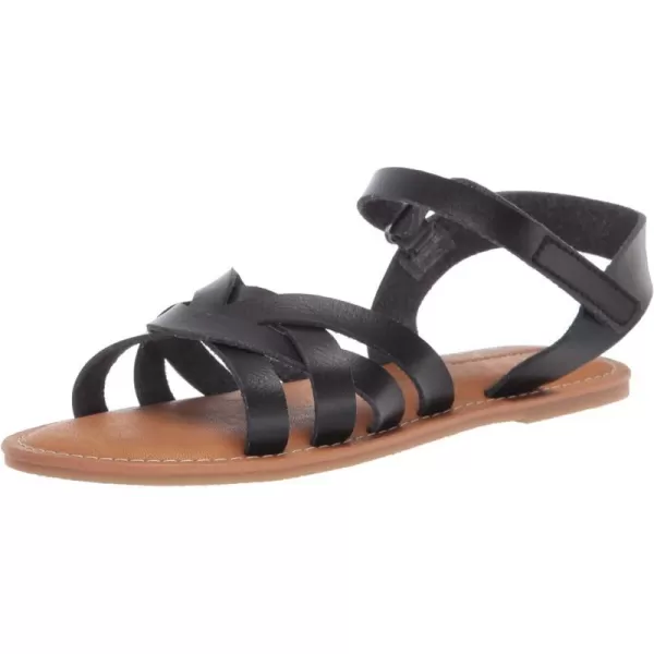 Amazon Essentials Girls Strappy SandalBlack