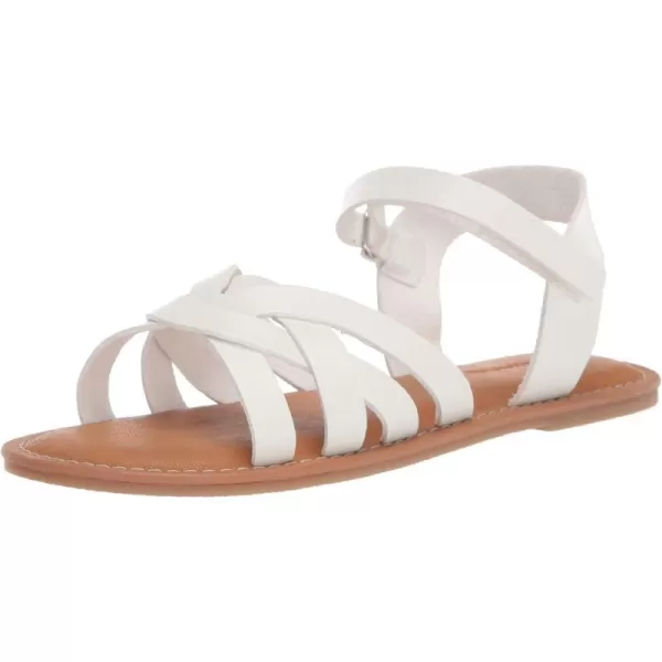 Amazon Essentials Girls Strappy SandalWhite