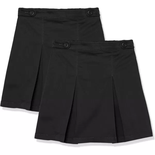 Amazon Essentials Girls Uniform Scooter Skirts2 Black