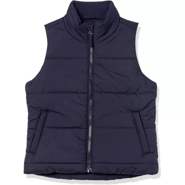 Amazon Essentials Girls and Toddlers Heavyweight Puffer VestNavy