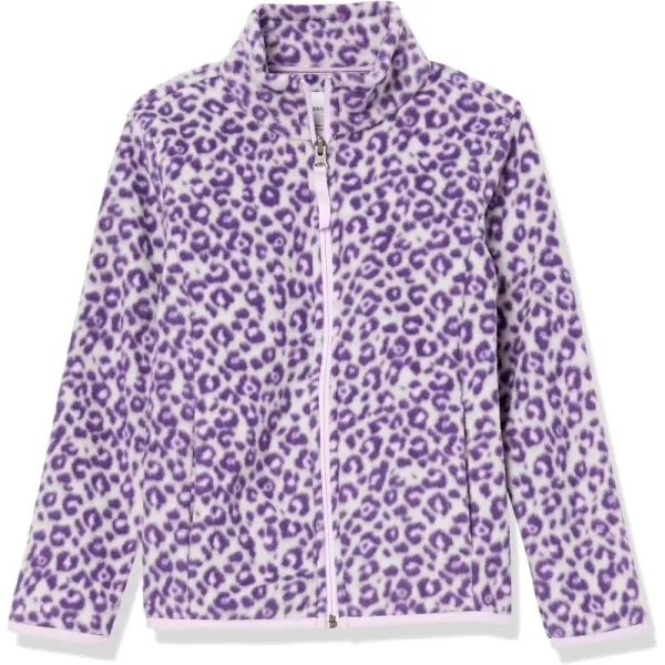 Polyester Purple Leopard