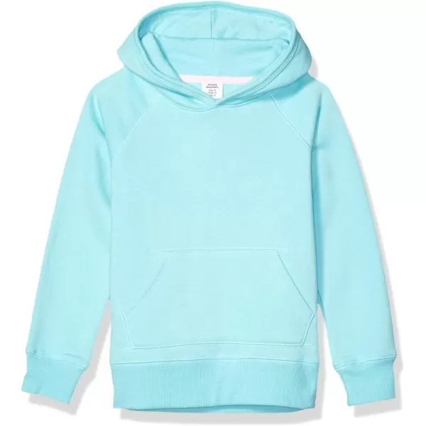 Amazon Essentials Girls and Toddlers Pullover Hoodie SweatshirtAqua Blue