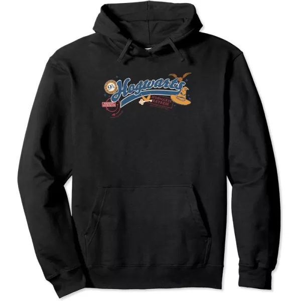 Amazon Essentials Harry Potter Hogwarts Varsity Icons Pullover HoodieBlack
