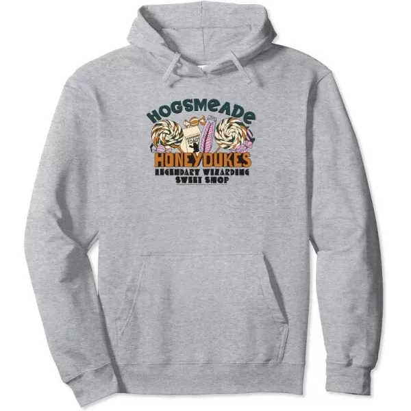 Amazon Essentials Harry Potter Honeydukes Legendary Wizarding Sweet Shop Pullover HoodieHeather Grey