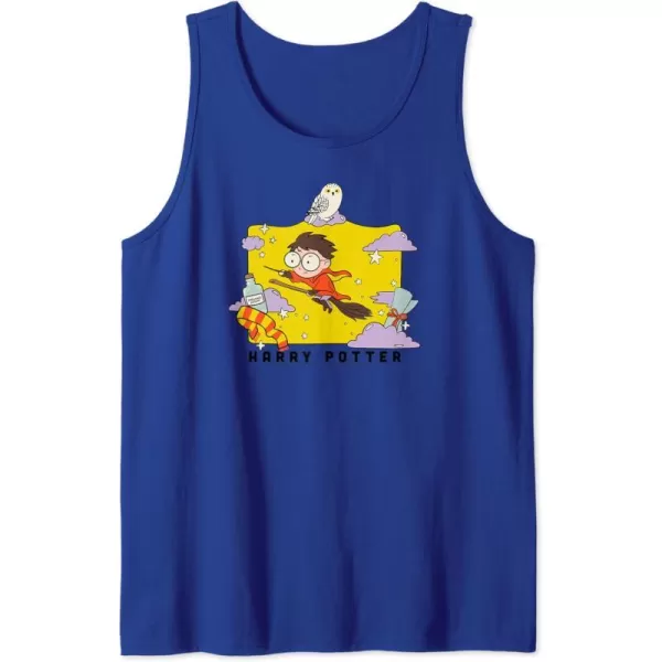 Amazon Essentials Harry Potter Icons Cartoon Portrait Tank TopRoyal Blue